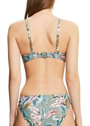 Esprit Light Khaki Green Underwire Bikini Top