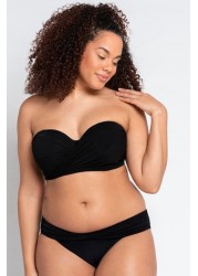 Curvy Kate Black Wrapsody Bandeau Bikini