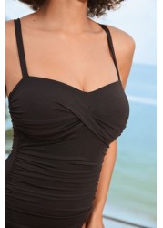 Bandeau Tummy Control Swimsuit Petite