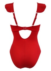 Pour Moi Space Frill Non Wired Swimsuit