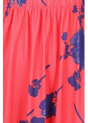 HotSquash Red Roll Top Maxi Skirt