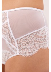 Lace Knickers High Rise