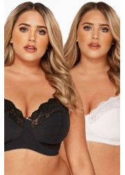 Yours Curve Non-Wired Soft Cup Bras- Pack Of 2