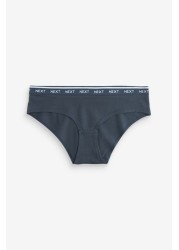 Cotton Rich Logo Knickers 6 Pack Short