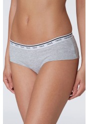 Cotton Rich Logo Knickers 4 Pack Short