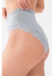 Lace Knickers 2 Pack High Rise