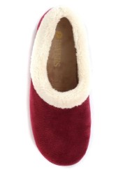 Pavers Burgundy Red Ladies Full Slippers