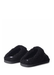 Linzi Jocelyn Faux Shearling Trim Slipper Mule