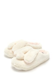 Pour Moi Faux Fur Bunny Mule Slipper