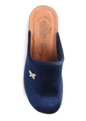 Fly Flot Ladies Wide Fit Mule Slippers