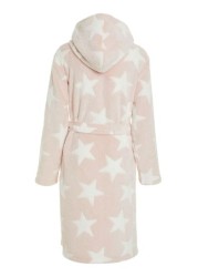 Quiz Embossed Hooded Dressing Gown