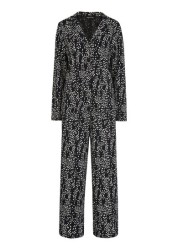 Whistles Black Animal Spot Print Pyjamas