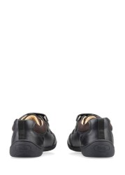 Start-Rite Black Standard Fit Zig Zag Leather First Steps Shoes