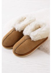 Celtic & Co. Kids Camel Sheepskin Bootee Slippers