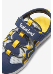 Timberland® Navy Perkins Row 2 Strap Sandals