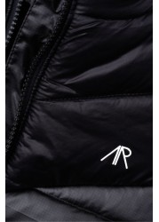 Angel & Rocket Black Nolan Branded Puffer Jacket