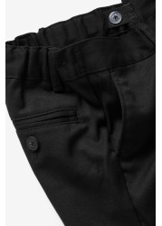 Pleat Front Trousers (3-17yrs) Slim Waist