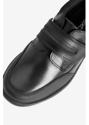 School Leather Single Strap Shoes Extra wide (H)