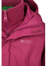 Mountain Warehouse Fell Kids 3 In 1 Water Resistant Jacket