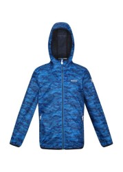 Regatta Blue Printed Lever Waterproof Shell Jacket