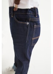 Five Pocket Jeans With Stretch (3mths-7yrs) Slim Fit