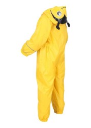 Regatta Yellow Charco Waterproof Animal Hooded Suit