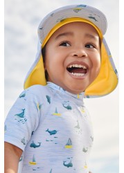 Sunsafe Swimsuit And Hat (3mths-7yrs)