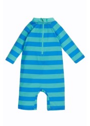 Frugi Blue Shark UPF 50+ Recycled Little Sunsafe Suit