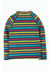 Frugi Blue UPF 50+ Rainbow Stripe Rash Vest