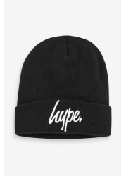 Hype. Script Beanie Hat And Gloves Set