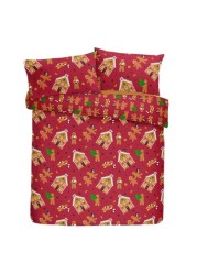 Bedlam Gingerbread Duvet Cover and Pillowcase Set