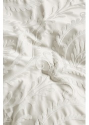 Luxurious Damask Woven Jacquard Duvet Cover and Pillowcase Set