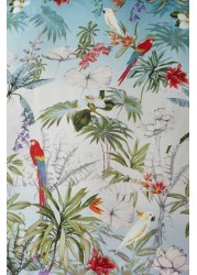 Accessorize Paradise Tropical Floral Cotton Duvet Cover And Pillowcase Set