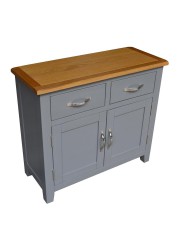 Harrogate MDF & Oak Sideboard W/Drawers (80 x 33 x 70 cm, Small)