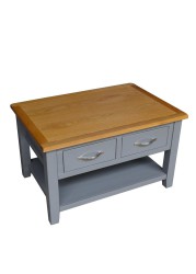 Harrogate MDF & Oak Coffee Table (80 x 55 x 47 cm)