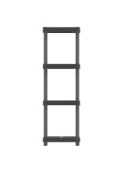 Cosmoplast Plastic 4-Tier Shelving Rack (90 x 45 x 141.5 cm)