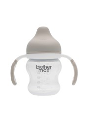 Brother Max PP Spout Cup With Handles 4+ Months 160 mL Grey 1&#039;s BM201G