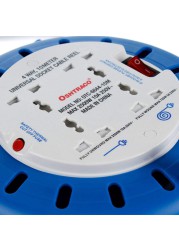 Oshtraco 4-Socket Cassette Extension Reel (10 m)