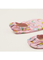 Slipstop Unicorn Print Slip-On Shoes