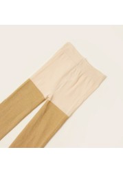 Juniors Textured Tights with Elasticated Waistband