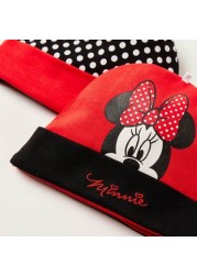 Minnie Mouse Print Beanie - Set of 2