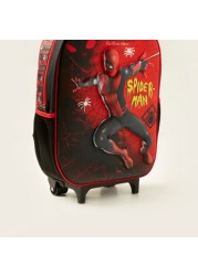 Spider-Man Print 3-Piece Trolley Backpack Set