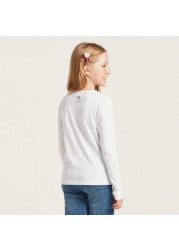 Expo 2020 Round Neck T-shirt with Long Sleeves