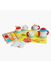 Melissa and Doug Wooden Steep & Serve Tea Set