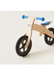 Street Runner Wooden Balance Bike - 12 inches