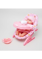 Nursery Baby Doll Playset with 5-in-1 Accessories