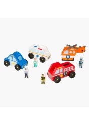 Melissa and Doug Emergency Vehicle Set