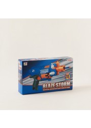 Blaze Storm Battery Operated Soft Dart Gun with 40-Piece Dart Bullets