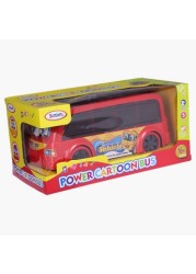 Juniors Power Cartoon Bus with Light and Sound