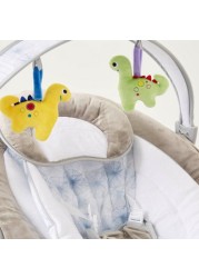 Juniors Apricot Bouncer with Removable Toy Bar